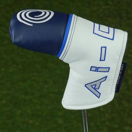 ODYSSEY AI-ONE BLADE PUTTER HEADCOVER MAGNETIC WHITE / BLUE ~ LOOK!!
