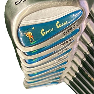Gentle Giant Oversize Iron Set 3-PW,GW,SW,LW RH Regular Graphite New Jumbo Grips