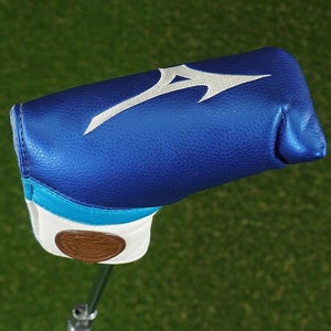 MIZUNO M-CRAFT BLADE PUTTER HEADCOVER BLUE / WHITE ~ LOOK!!