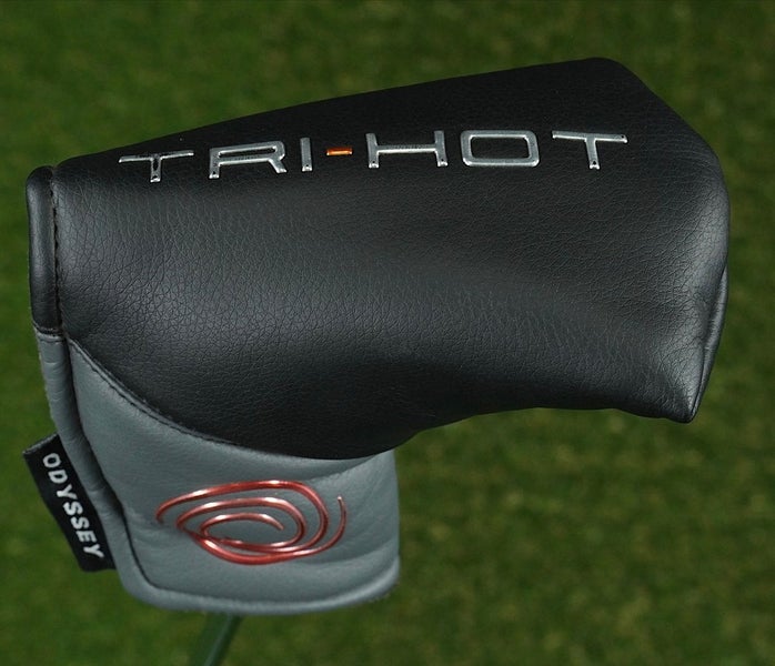 ODYSSEY TRI-HOT PUTTER HEADCOVER BLACK / GRAY / RED ~ LOOK!!