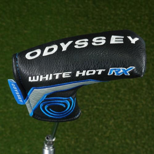 ODYSSEY WHITE HOT RX BLADE PUTTER HEADCOVER BLACK / WHITE / BLUE