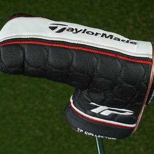 TAYLORMADE TP BLADE PUTTER HEADCOVER BLACK / WHITE   / RED ~ LOOK!!