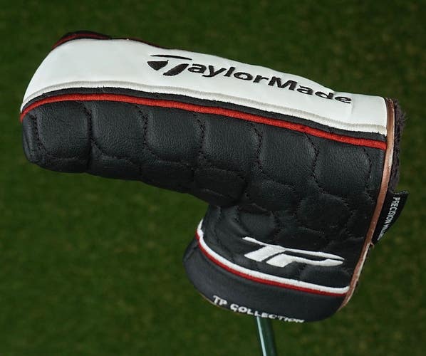 TAYLORMADE TP BLADE PUTTER HEADCOVER BLACK / WHITE   / RED ~ LOOK!!
