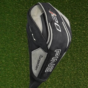 PING I20 TUNGSTEN DRIVER HEADCOVER BLACK / GRAY ~ LOOK!!