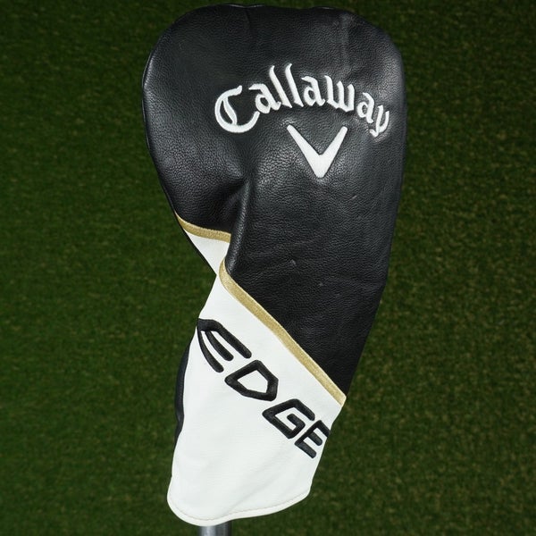 CALLAWAY EDGE DRIVER HEADCOVER BLACK / WHITE / GOLD ~ LOOK!!