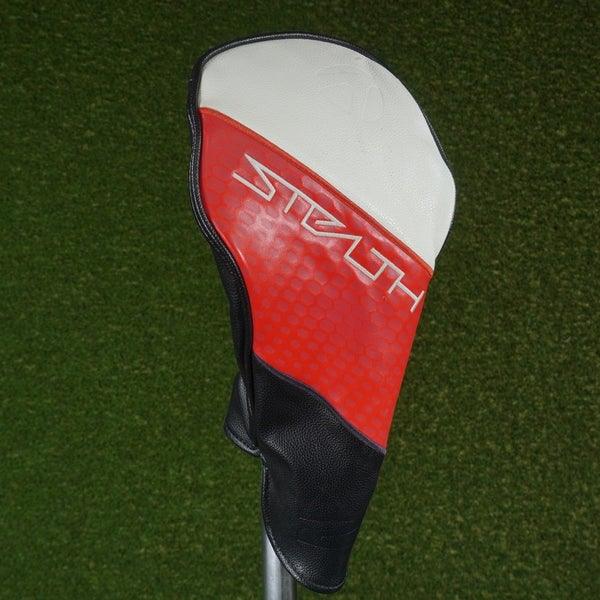 TAYLORMADE STEALTH 2 DRIVER HEADCOVER BLACK / RED / WHITE ~ LOOK!!
