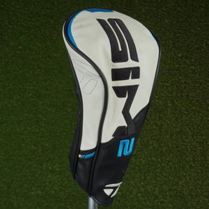 TAYLORMADE SIM 2 DRIVER HEADCOVER WHITE / BLACK / BLUE ~ LOOK!!