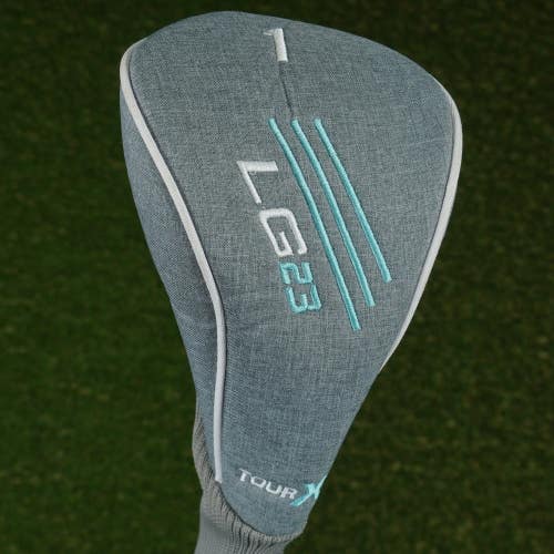 MERCHANTS OF GOLF TOUR X LG23 DRIVER HEADCOVER LADIES GRAY / WHITE / BLUE