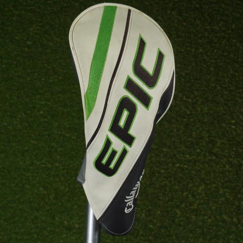 CALLAWAY EPIC DRIVER HEADCOVER OFF WHITE / GRAY / GREEN ~ LOOK!!