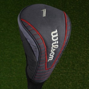 WILSON DRIVER HEADCOVER GRAY / BLACK / RED