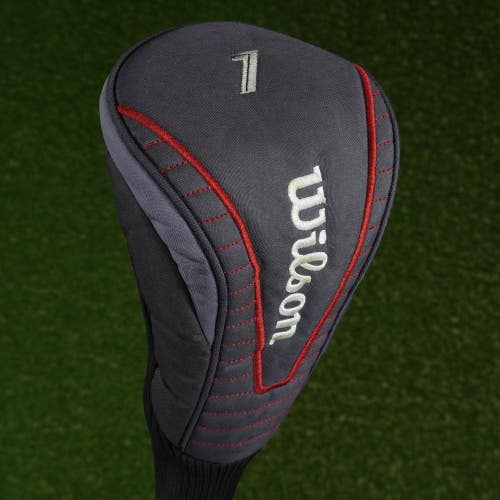 WILSON DRIVER HEADCOVER GRAY / BLACK / RED