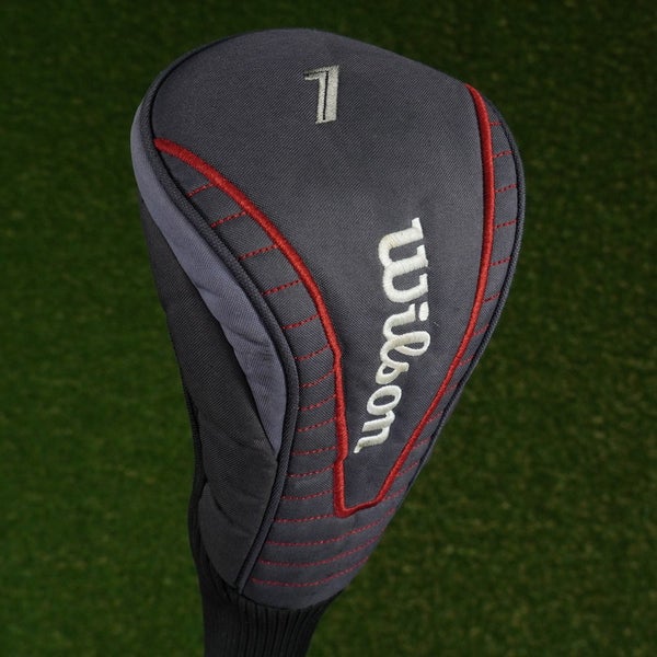 WILSON DRIVER HEADCOVER GRAY / BLACK / RED