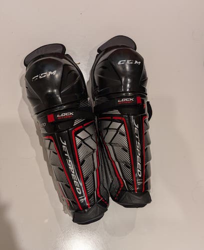 Senior CCM JetSpeed FT370 13" Shin Pads (Used)
