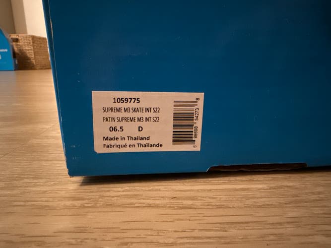 2023 Bauer Supreme M3 Hockey Skates Regular Width 6.5 (Used)