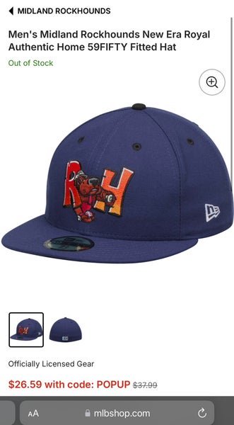 Midland Rockhounds New Era Fitted Hat
