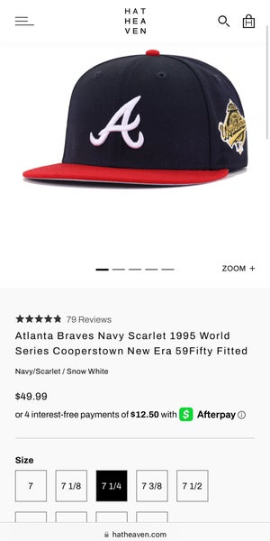 Atlanta Braves New Era Fitted Hat New Haven Exclusive