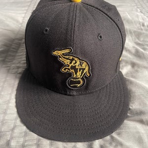 Oakland Athletics New Era Fitted Hat Rare HTF