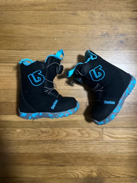 Unisex 13K (Little Kids) Burton Mini Grom Snowboard Boots All Mountain (Used)