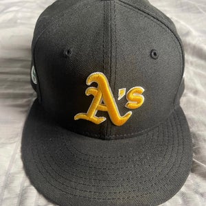 Oakland Athletics New Era Fitted Hat Rare HTF