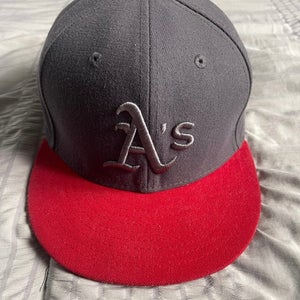 Oakland Athletics New Era Fitted Hat Rare HTF