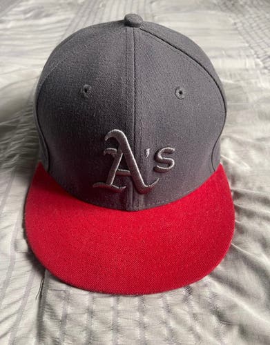 Oakland Athletics New Era Fitted Hat Rare HTF