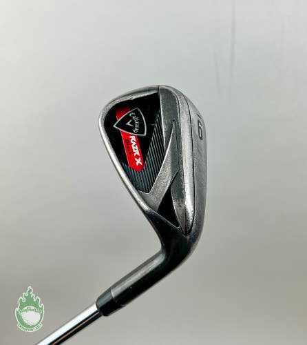 Used Right Handed Callaway RAZR X Black 9 Iron M-10 XP Uniflex Steel Golf Club