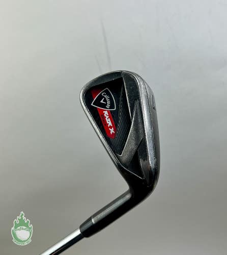 Used Right Handed Callaway RAZR X Black 7 Iron M-10 XP Uniflex Steel Golf Club