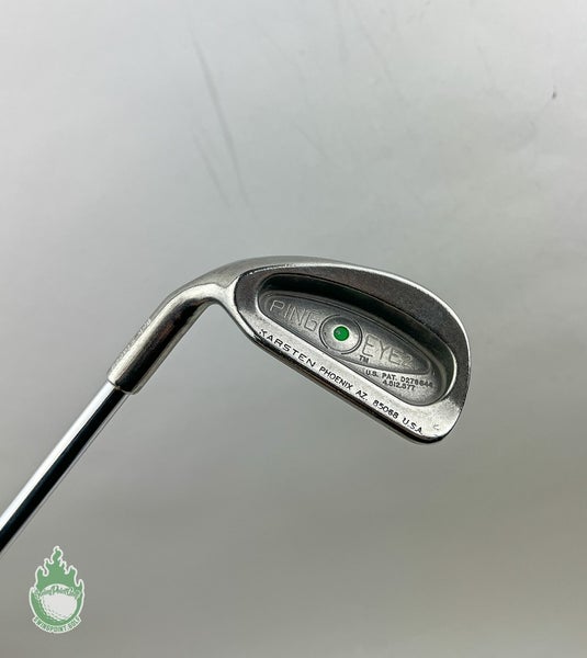 Left Handed Ping Green Dot Ping Eye 2 7 Iron Regular Flex Steel Golf Club