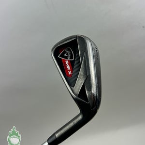 Used Right Handed Callaway RAZR X Black 6 Iron M-10 XP Uniflex Steel Golf Club