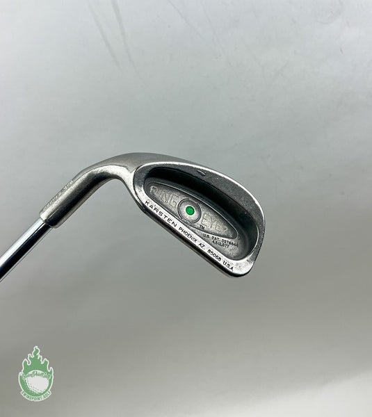 Used Left Handed Ping Green Dot Ping Eye 2 8 Iron Regular Flex Steel Golf Club