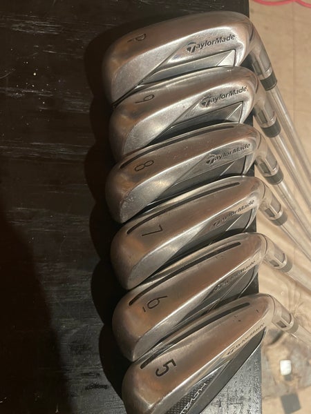 Men's 2022 TaylorMade Stealth Right Handed Iron Set Stiff Flex Steel Shaft (Used)