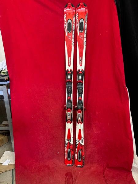 Skis: Rossignol 176 cm All Mountain Skis With Bindings (Used)