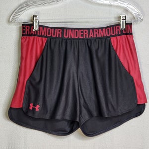Under Armour HeatGear  Loose Fit Poly Two Pocket Training Shorts New Grey Cinnamon