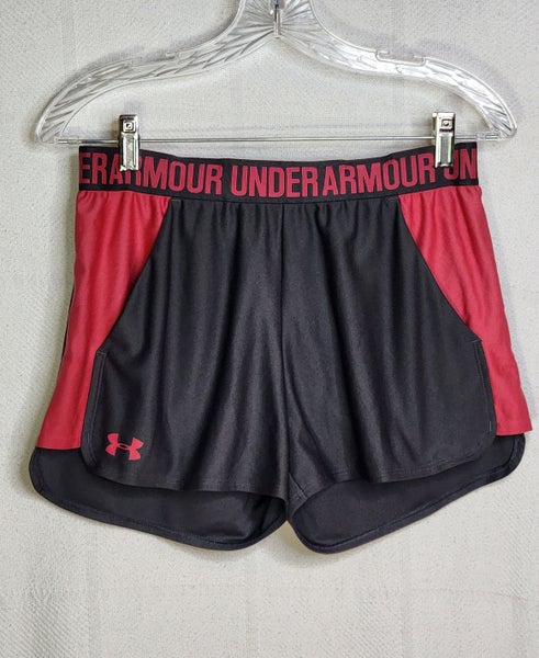 Under Armour HeatGear Loose Fit Poly Two Pocket Training Shorts New Grey Cinnamon
