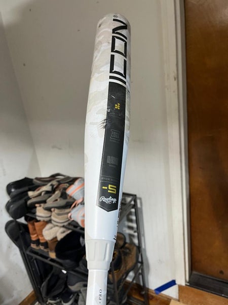 Rawlings Icon Composite USSSA Certified Bat (-5) 28 oz 32" (Used)