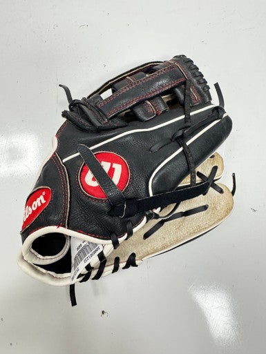 Used Wilson A450 BB/SB Glove RH Throw Black 11" 11860-S000301233