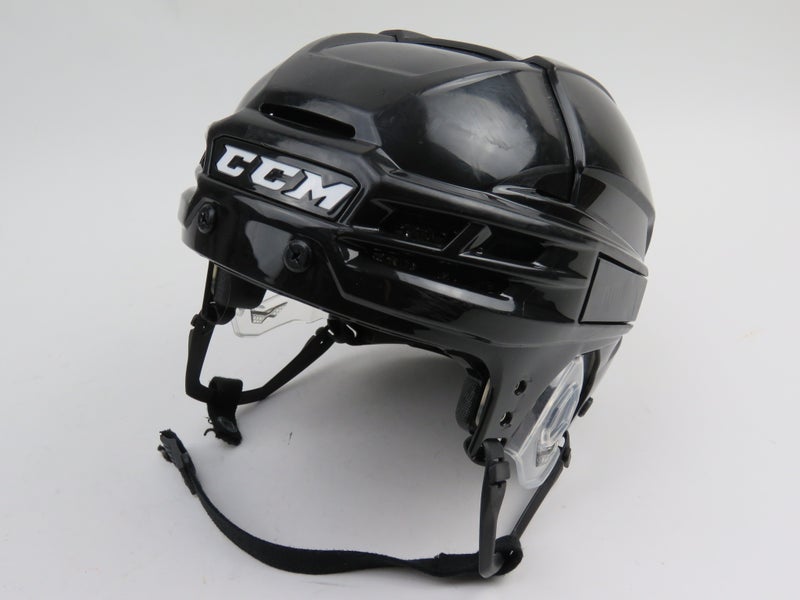 CCM Super Tacks X Pro Stock Hockey Player Helmet Black Senior Small