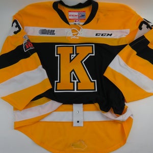 CCM Kingston Frontenacs OHL Pro Stock Game Worn Hockey Jersey #35 BONELLO Size 58 GOALIE