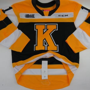 CCM Kingston Frontenacs OHL Pro Stock Game Worn Hockey Jersey #11 ROWE Size 54