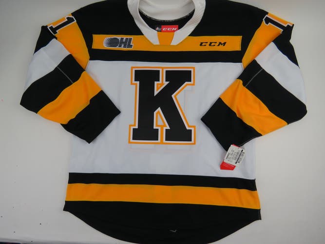 CCM Kingston Frontenacs OHL Pro Stock Game Issue Hockey Jersey #11 ROWE Size 54