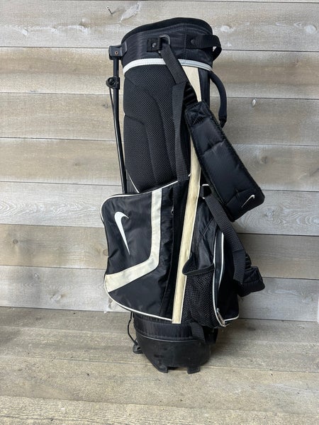 Nike Golf Junior Youth Stand Carry Golf Bag 4-Way Divider Gray and Black 42"