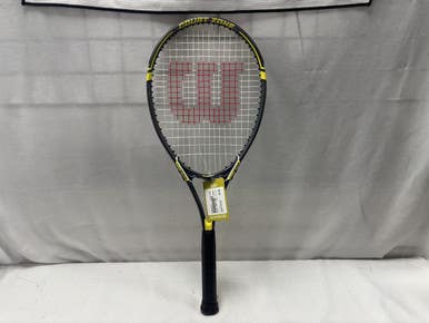 Used Wilson COURT ZONE Adult Tennis Racquet Grey 4 3/8" 11490-S000267233