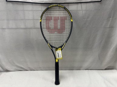 Used Wilson COURT ZONE Adult Tennis Racquet Grey 4 3/8" 11490-S000267233