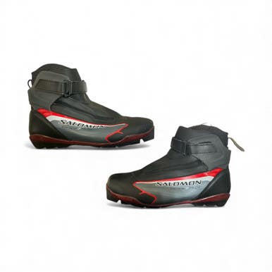 Used Salomon Womens BC XC Ski Boots Black M 12 11873-S000213084