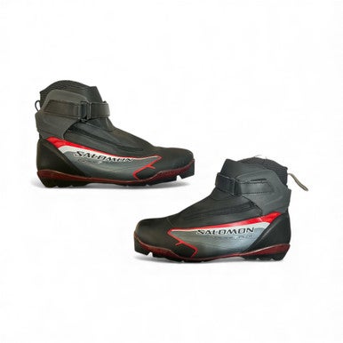 Used Salomon Womens BC XC Ski Boots Black M 12 11873-S000213084