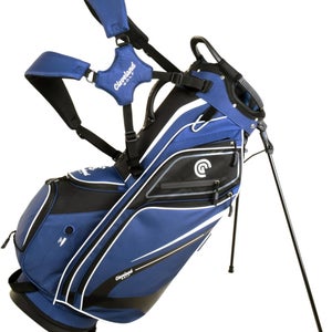 NEW Cleveland Golf CG Lightweight Navy/Black 14-Way Top Golf Stand Bag