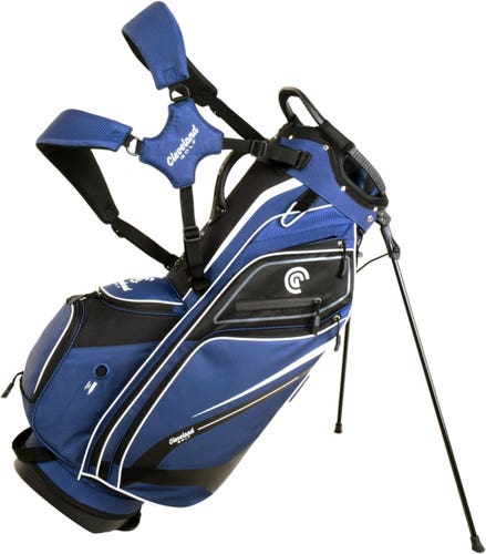NEW Cleveland Golf CG Lightweight Navy/Black 14-Way Top Golf Stand Bag
