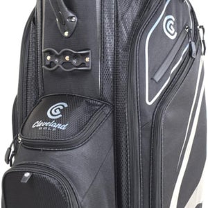 NEW Cleveland Golf CG Lightweight Black/Black 14-Way Top Golf Cart Bag