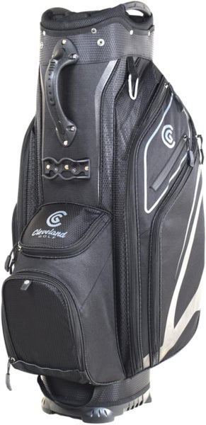 NEW Cleveland Golf CG Lightweight Black/Black 14-Way Top Golf Cart Bag