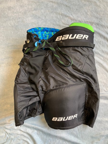 Black Youth Large Bauer X Hockey Pants (New)
